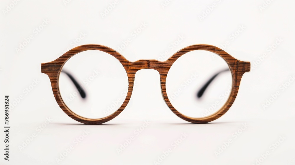 Aufkleber A pair of glasses resting on a table. Suitable for various concepts