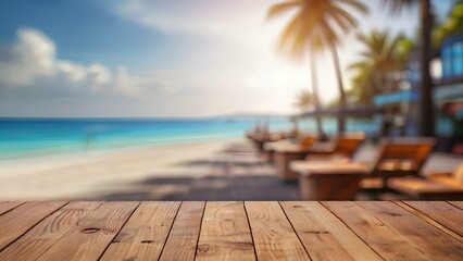 Obraz premium 여름 해변가