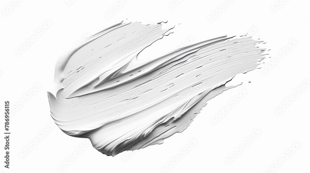Poster close up of white paint on white background. suitable for design projects