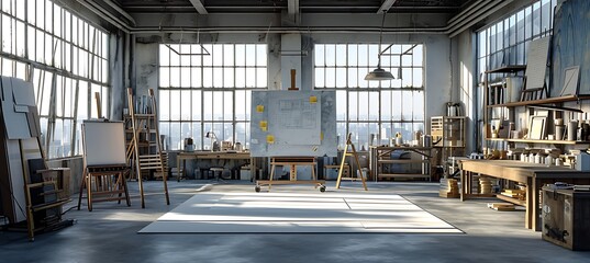 Canvas and Charisma Unveiling an Artist's Loft