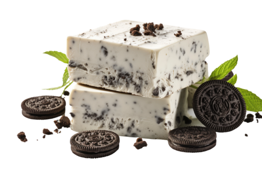 Sweet Treats: Cookies and Oreo Soap Dance on a White Canvas