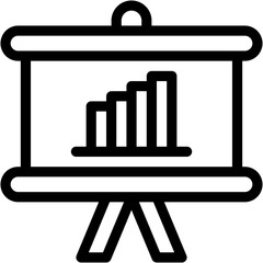Analysis, presentation, company, meeting Icon