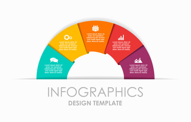 Infographic design template with place for your data. Vector illustration. - 786959333