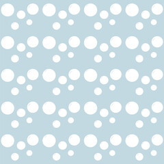 Bubble pattern with blue background