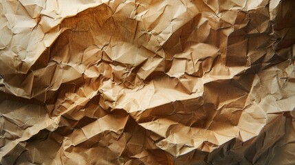 Detailed close up of brown paper texture. Suitable for backgrounds and textures