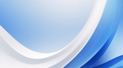 白と青の曲線形状の背景を抽象化します。滑らかでクリーンな微妙な質感の創造的なデザイン。モダンな明るい色のグラフィック要素。ポスター、パンフレット、プレゼンテーション、ウェブサイト、チラシに適しています