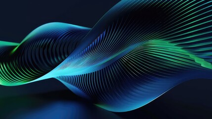 3D render abstract background. Colorful 90s style twisted shapes in motion. Iridescent digital art for poster, banner background, design element. Holographic isolated foil ribbon on white background