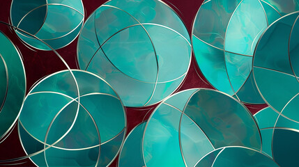 Starry night yellow twinkles on navy abstract convey cosmic wonder.