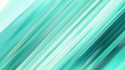 Diagonal stripes in turquoise and sea green merge into aquamarine, suggesting tropical water serenity in an abstract vector.
