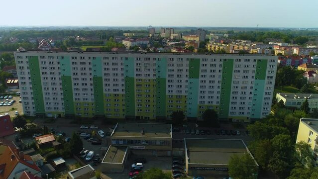 Panorama Apartments Skyscraper Estate Stargard Osiedle Domy Aerial View Poland