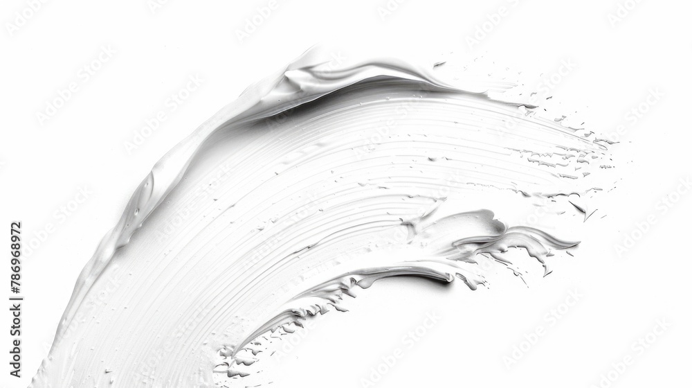Poster detailed close up of white paint on a surface. suitable for backgrounds or texture use