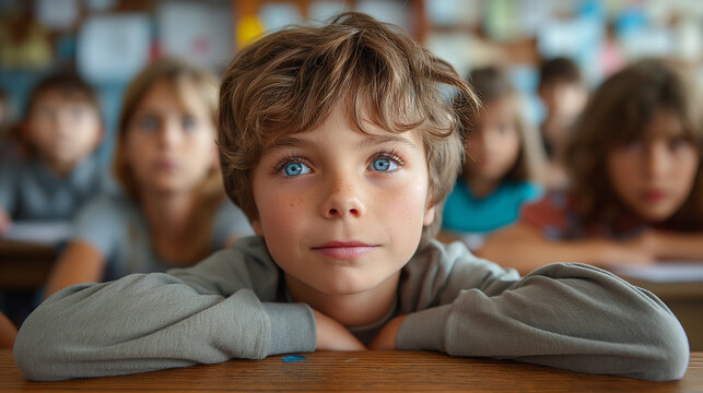 7. Creative Excuses: When caught passing notes in class, a funny child in class comes up with a hilariously inventive excuse, such as claiming to be exchanging top-secret spy messa