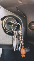 key in a car