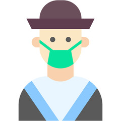 Boy, people, muslim, avatar, man Icon