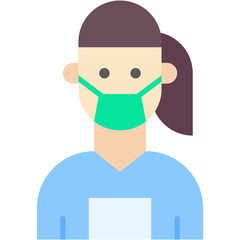 Player, sport girl, female, sportswomen, athlete Icon