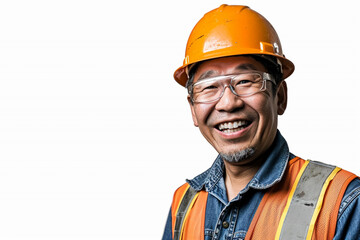 smiling worker