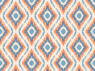 backgroundIkat Flower Pattern Ethnic Geometric native tribal boho motif aztec textile fabric carpet mandalas African