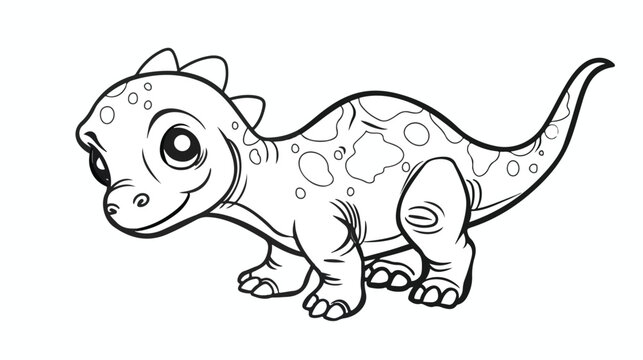 Cute Dianosaur Coloring page Dino Pictures to Color f