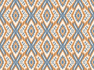 backgroundIkat Flower Pattern Ethnic Geometric native tribal boho motif aztec textile fabric carpet mandalas African