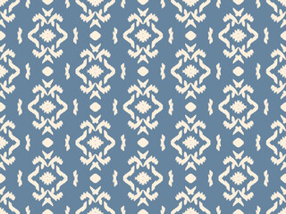 backgroundIkat Flower Pattern Ethnic Geometric native tribal boho motif aztec textile fabric carpet mandalas African