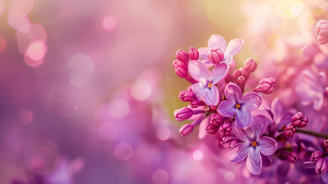 A close up of a cluster of purple flowers with a blurred background.

