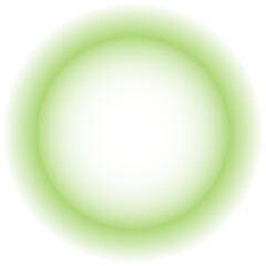 Abstract green shining bokeh isolated on transparent background 