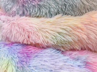 Fluffy multi Fur Texture.