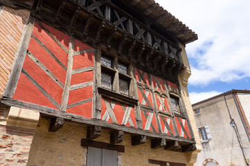 Maison à colombages à Auvillar, Tarn-et-Garonne