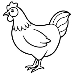 hen and chicken isolated mascot,hen silhouette,hen vector,icon,svg,characters,Holiday t shirt,black hen drawn trendy logo Vector illustration,eggs line art on a white background
