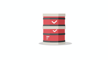 Database icon . Vector illustration flat vector isolated