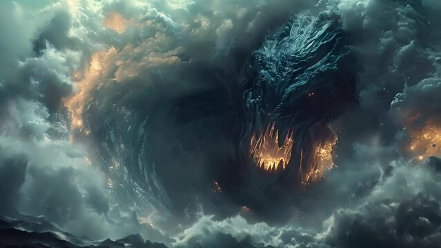 Whirlpool Wrath: Charybdis Unleashed. Concept Adventure, Mythical Creatures, Dangerous Waters