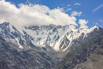 A beautiful view of a Snowpeak, Hunza
