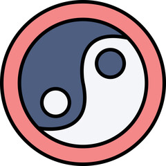 Yang, ying, celebration, chinese, cultures Icon