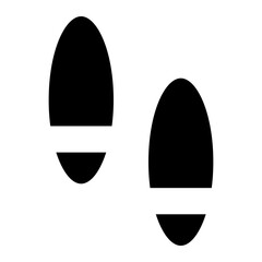 footprint glyph 