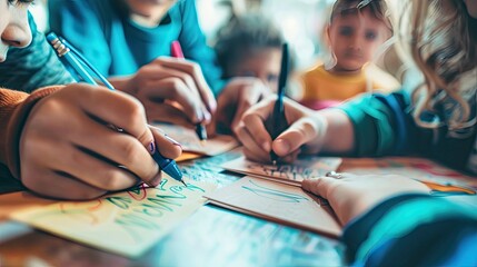 hands writing a heartfelt thank-you note to a teacher on Teachers' Day