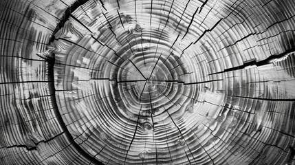 Immerse yourself in the beauty of nature's patterns with an AI-generated image showcasing a warm gray cut wood texture.