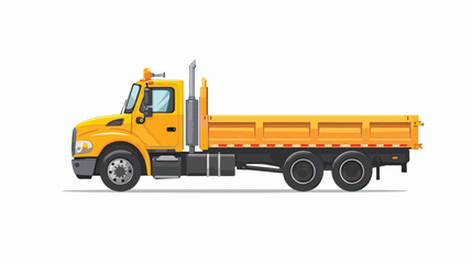 Flatbed Truck Icon Vector Illustration Vector illustration
