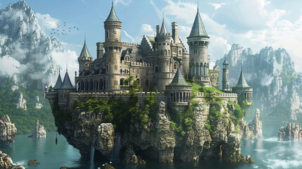 Fototapeta premium Fantasy castle