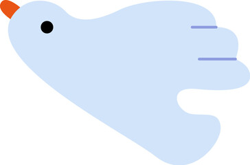 Bird flying up to the sky