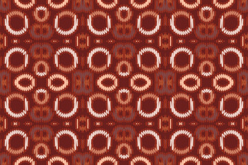Fabric ethnic tribal pattern art. Ethnic ikat seamless pattern. American and Mexican style. Design for background, wallpaper, illustration, fabric, clothing, carpet, textile, batik, embroidery.