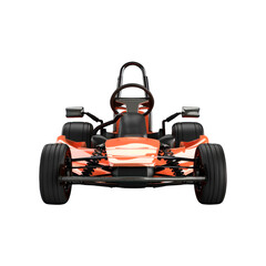 Racing car. Isolated on transparent background.