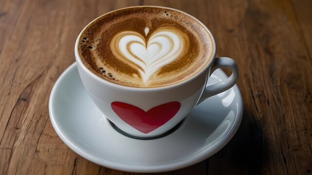 cup of cappuccino with heart, cup of cappuccino, cup of coffee, a cappuccino with a heart drawn on it.