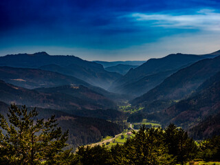 Obraz premium Montagne Pyrénées Basque
