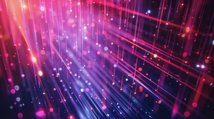 Stunning 4k abstract motion graphics with vibrant neon lights and dynamic lines