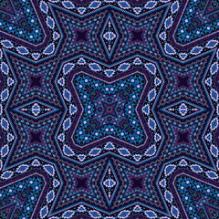 Navajo endless ornament graphic design. Vintage geometric texture. Fabric print in ethnic style.