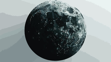 Half Moon Background  Realistic moon  The Moon