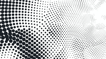 Halftone background with abstract pattern.