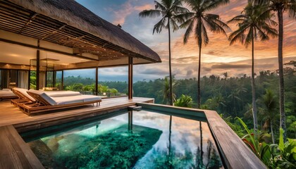 Modern VIlla in the Jungle with Infinity Pool