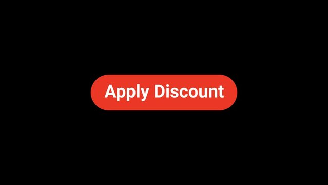 Apply discout Button click Animation with Transparent Background