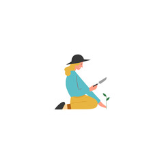 pose of people keeping the earth clean earth day photo